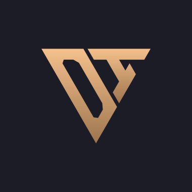 OI Logo Tasarımı. Modern, Minimal, Zarif ve Lüks OI logosu. Şık Üçgen Monogram Marka Şirket Kimliği için OI Logo Tasarımı.