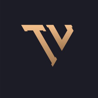 TU Logo Tasarımı. Modern, Minimal, Zarif ve Lüks TU Logosu. Parlak Üçgen Monogram Marka Şirket Kimliği için TU Logo Tasarımı.