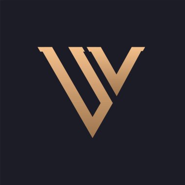 UV Logo Tasarımı. Modern, Minimal, Zarif ve Lüks UV logosu. Parlak Üçgen Monogram Marka Şirket Kimliği için UV Logo Tasarımı.