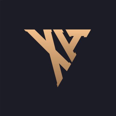 XH Logo Tasarımı. Modern, Minimal, Zarif ve Lüks XH Logosu. Marka İşletme Kimliği için XH Logo Tasarımı Zarfı.
