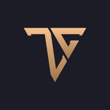 ZC Logo Tasarımı. Modern, Minimal, Zarif ve Lüks ZC Logosu. Özel Üçgen Monogram Marka İş Kimliği için ZC Logo Tasarımı.