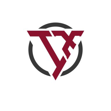 Kalın Üçgen Tasarımlı Dairesel Arkaplan IX Monogram Logosu. Profesyonel IX Harf Logosu Modern İşletme Markalaşması ve Şık Amblem Konsepti için Mükemmel