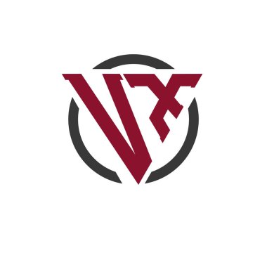 Kalın Üçgen Tasarımlı Dairesel Arkaplanlı VX Monogram Logosu. Profesyonel VX Harf Logosu Modern İşletme Markası ve Şık Amblem Konsepti için Mükemmel