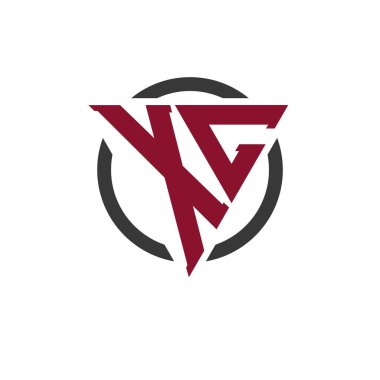 Kalın Üçgen Tasarımlı Dairesel Arkaplan XC Monogram Logosu. Profesyonel XC Harf Logosu Modern İşletme Markası ve Şık Amblem Konsepti için Mükemmel