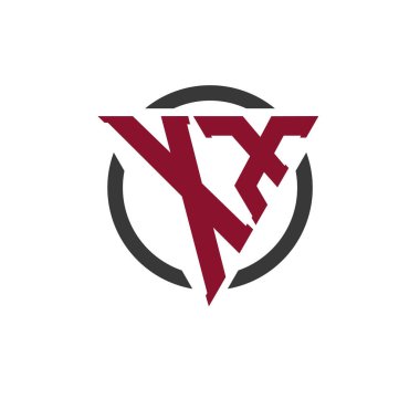 Kalın Üçgen Tasarımlı Dairesel Arkaplan XX Monogram Logosu. Profesyonel XX Harf Logosu Modern İşletme Markalaşması ve Şık Amblem Konsepti için Mükemmel