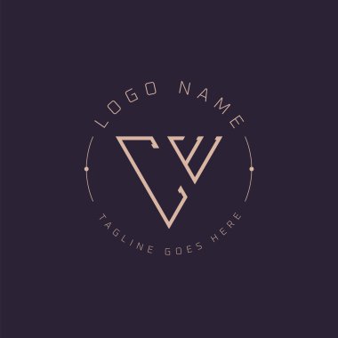 Profesyonel CE logosu. Premium Markalaşma için Modern Minimal CE Harfi Monogram Amblemi