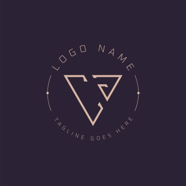Profesyonel CJ logosu. Premium Markalaşma için Modern Minimal CJ Harf Amblemi