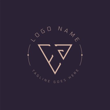 Profesyonel EJ logosu. Premium Markalaşma için Modern Minimal EJ Harf Amblemi