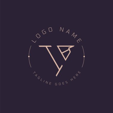 Profesyonel IB logosu. Premium Markalaşma için Modern Asgari IB Harf Amblemi