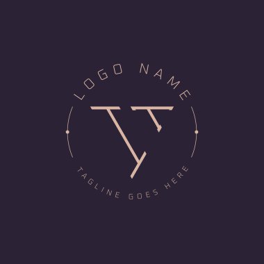 Profesyonel bilişim logosu. Premium Markalaşma için Modern Minimal IT Harfi Monogram Amblemi