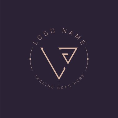 Profesyonel LJ logosu. Premium Markalaşma için Modern Asgari LJ Harf Amblemi