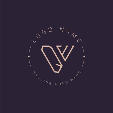 Profesyonel QE logosu. Premium Markalaşma için Modern Asgari QE Harf Amblemi