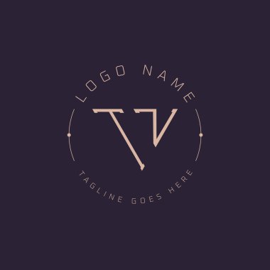 Profesyonel TZ logosu. Premium Markalaşma için Modern Minimal TZ Harfler Amblemi