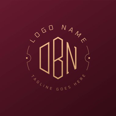 Luxury DBN Logo Design, Elegant Letter DBN Monogram Logo. Minimalist Polygon DBN Logo Design Template clipart