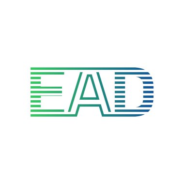 Modern EAD Logo Tasarımı. İş Kimliği için EAD Minimalist, Profesyonel ve Çok Yönlü Markalaştırma Simgesi