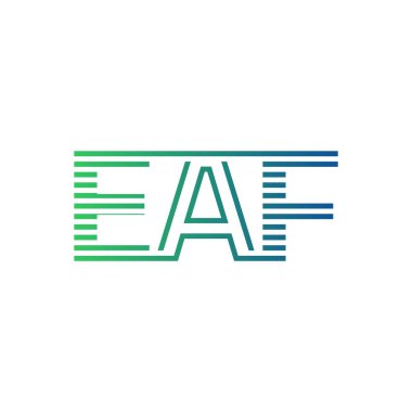 Modern EAF Logo Tasarımı. EAF Minimalist, Profesyonel ve Çok Yönlü İşletme Kimliği Simgesi