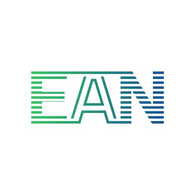 Modern EAN Logo Tasarımı. İş Kimliği için EAN Minimalist, Profesyonel ve Çok Yönlü Markalaştırma Simgesi