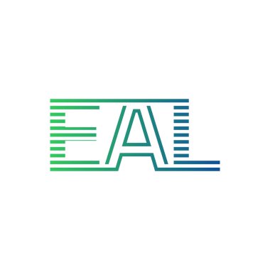 Modern EAL Logo Tasarımı. Harf EAL İş Kimliği Minimalist, Profesyonel ve Çok Yönlü Markalaştırma Simgesi