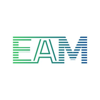 Modern EAM Logo Tasarımı. Harf EAM İş Kimliği Minimalist, Profesyonel ve Çok Yönlü Markalaştırma Simgesi