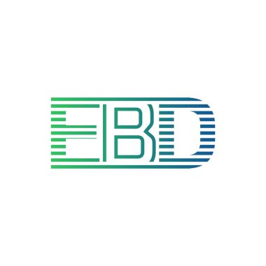 Modern EBD Logo Tasarımı. EBD Minimalist, Profesyonel ve İşletme Kimliği İçin Çok Yönlü Markalaştırma Simgesi