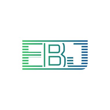 Modern EBJ Logo Tasarımı. İş Kimliği için EBJ Minimalist, Profesyonel ve Çok Yönlü Markalaştırma Simgesi