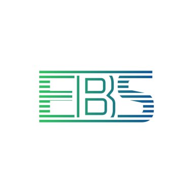Modern EBS Logo Tasarımı. EBS Minimalist, Profesyonel ve İş Kimliği için Çok Yönlü Markalaştırma Simgesi