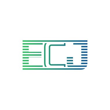 Modern ECJ Logo Tasarımı. ECJ Harfi Minimalist, Profesyonel ve İşletme Kimliği İçin Çok Yönlü Markalaşma Simgesi