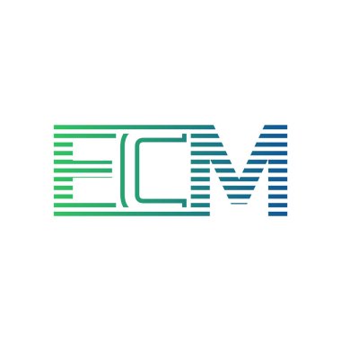 Modern ECM Logo Tasarımı. ECM Minimalist, Profesyonel ve Çok Yönlü İşletme Kimliği Simgesi