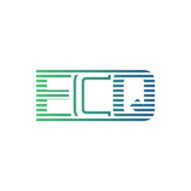 Modern ECQ Logo Tasarımı. İş Kimliği için ECQ Minimalist, Profesyonel ve Çok Yönlü Markalaştırma Simgesi