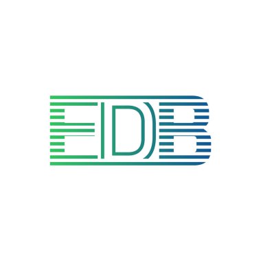 Modern EDB Logo Tasarımı. EDB Minimalist, Profesyonel ve Çok Yönlü İşletme Kimliği Simgesi