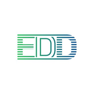 Modern EDD Logo Tasarımı. EDD Minimalist, Profesyonel ve İş Kimliği için Çok Yönlü Markalaştırma Simgesi