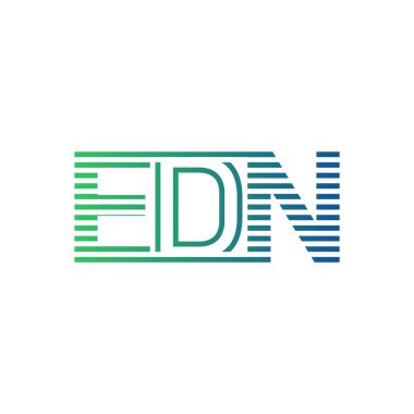 Modern EDN Logo Tasarımı. EDN Minimalist, Profesyonel ve Çok Yönlü İşletme Kimliği Simgesi