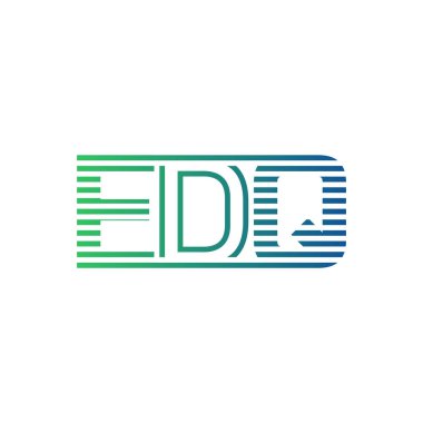 Modern EDQ Logo Tasarımı. EDQ Minimalist, Profesyonel ve İş Kimliği için Çok Yönlü Markalaştırma Simgesi