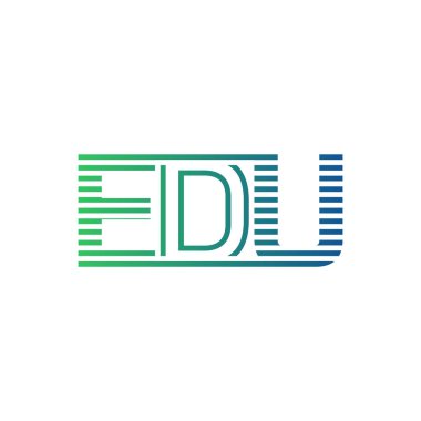 Modern EDU Logo Tasarımı. EDU Minimalist, Profesyonel ve Çok Yönlü İşletme Kimliği Simgesi