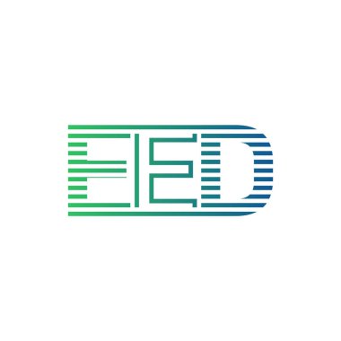 Modern EED Logo Tasarımı. EED Minimalist, Profesyonel ve İş Kimliği için Çok Yönlü Markalaştırma Simgesi