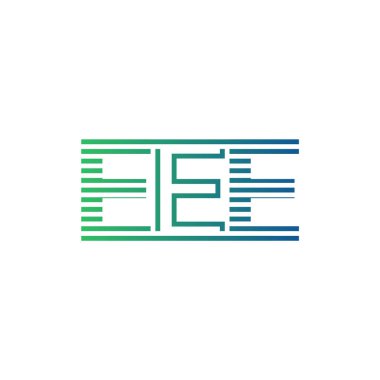 Modern EEE Logo Tasarımı. EEE Minimalist, Profesyonel ve İş Kimliği için Çok Yönlü Markalaştırma Simgesi