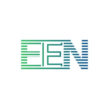 Modern EEN Logo Tasarımı. İş Kimliği için EEN Minimalist, Profesyonel ve Çok Yönlü Markalaştırma Simgesi