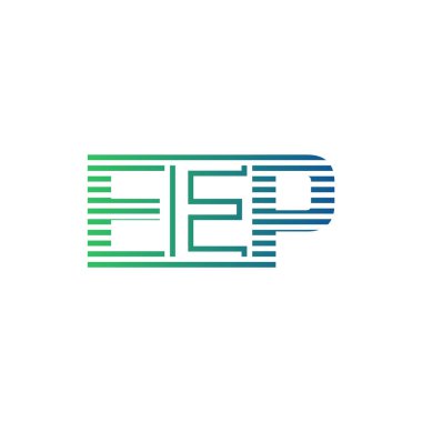 Modern EEP Logo Tasarımı. EEP Minimalist, Profesyonel ve İş Kimliği için Çok Yönlü Markalaştırma Simgesi