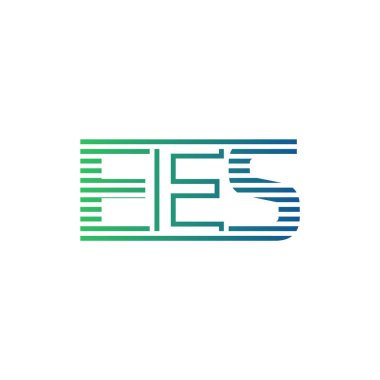Modern EES Logo Tasarımı. EES Minimalist, Profesyonel ve İş Kimliği için Çok Yönlü Markalaştırma Simgesi