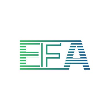 Modern EFA Logo Tasarımı. EFA Minimalist, Profesyonel ve İşletme Kimliği İçin Çok Yönlü Markalaştırma Simgesi
