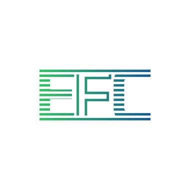 Modern EFC Logo Tasarımı. EFC İşletme Kimliği İçin Minimalist, Profesyonel ve Çok Yönlü Markalaştırma Simgesi