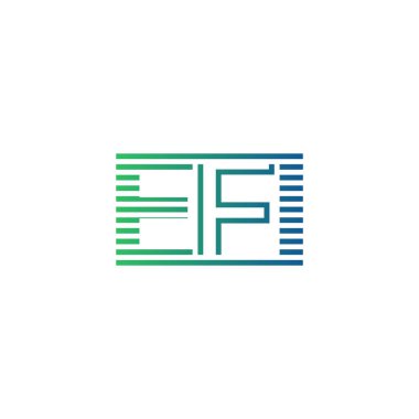 Modern EFI Logo Tasarımı. EFI Minimalist, Profesyonel ve İşletme Kimliği İçin Çok Yönlü Markalaştırma Simgesi