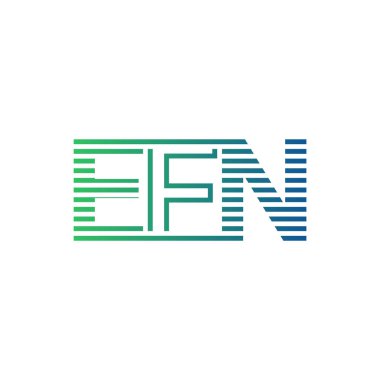Modern EFN Logo Tasarımı. EFN Minimalist, Profesyonel ve Çok Yönlü İşletme Kimliği Simgesi