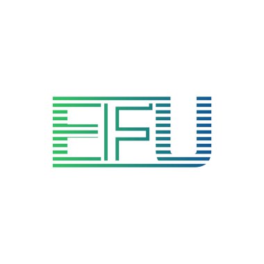 Modern EFU Logo Tasarımı. EFU Minimalist, Profesyonel ve Çok Yönlü İşletme Kimliği Simgesi