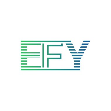 Modern EFY Logo Tasarımı. EFY Minimalist, Profesyonel ve Çok Yönlü İşletme Kimliği Simgesi
