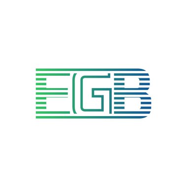 Modern EGB Logo Tasarımı. EGB Minimalist, Profesyonel ve İş Kimliği için Çok Yönlü Markalaştırma Simgesi