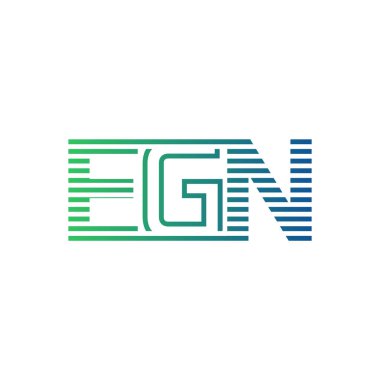 Modern EGN Logo Tasarımı. EGN Minimalist, Profesyonel ve Çok Yönlü İşletme Kimliği Simgesi