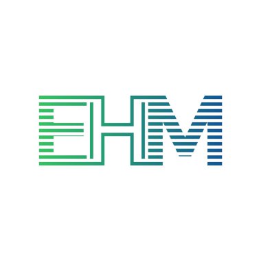 Modern EHM Logo Tasarımı. EHM Minimalist, Profesyonel ve Çok Yönlü İşletme Kimliği Simgesi