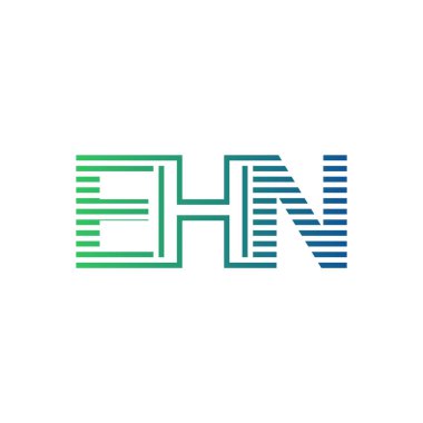 Modern EHN Logo Tasarımı. İş Kimliği için EHN Minimalist, Profesyonel ve Çok Yönlü Markalaştırma Simgesi