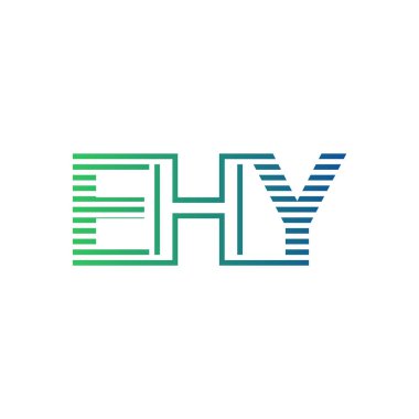 Modern EHY Logo Tasarımı. EHY Minimalist, Profesyonel ve Çok Yönlü İşletme Kimliği Simgesi
